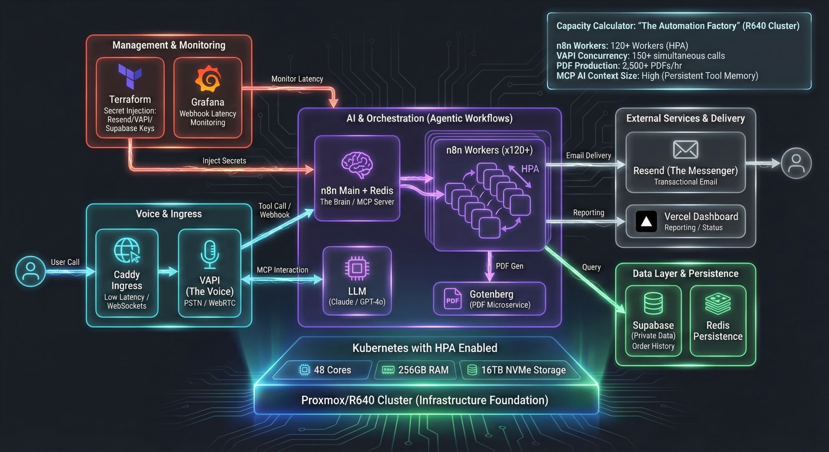 Automation Factory R640 Cluster Workflow